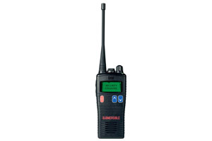 What are the main parts of the walkie-talkie?