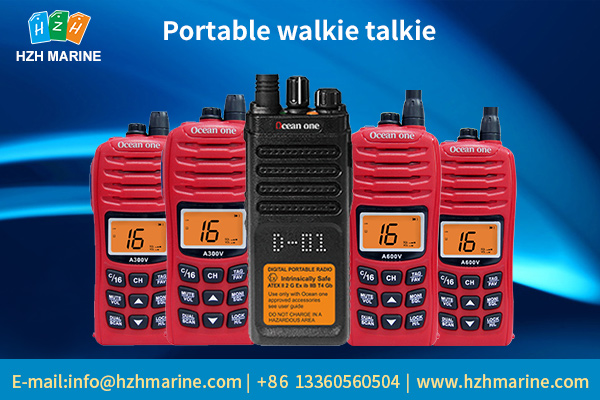 Portable walkie talkie