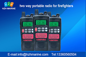 two way portable radio for firefighters  