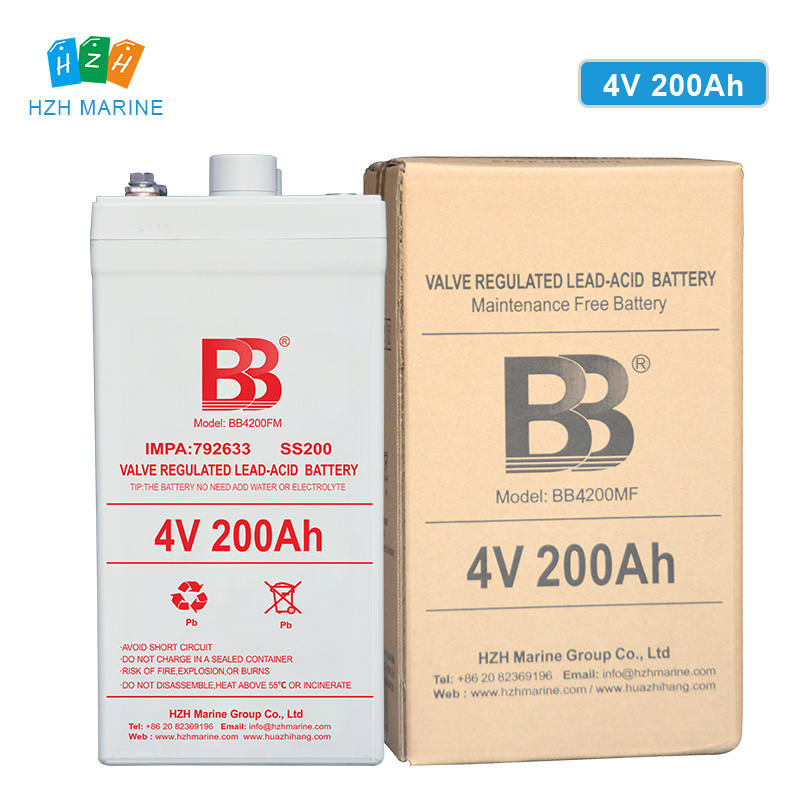 Marine Valve regulated lead-acid battery 4V 200Ah