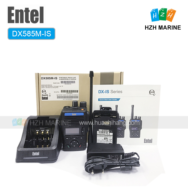 entel dx585m-is portable radio uhf radio